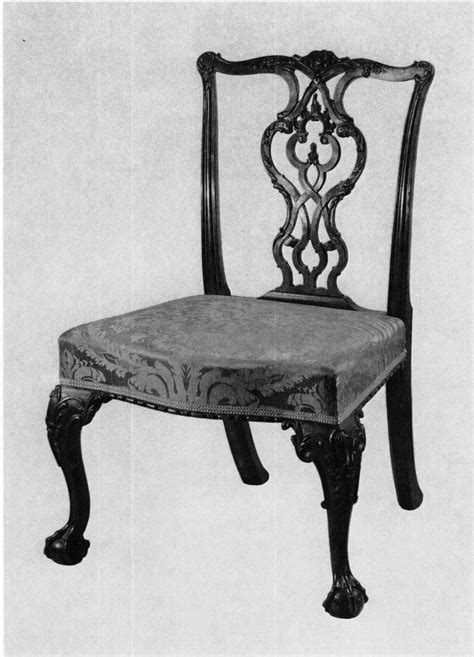 Ornamental Carving On Boston Furniture Of The Chippendale Style