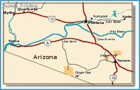 Yuma Proving Ground Yuma Map Arizona Travelsfinderscom