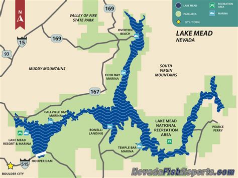 Hoover Reservoir Fishing Map Lake Livingston State Park Map