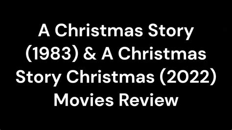 A Christmas Story 1983 And A Christmas Story Christmas 2022 Movies Review Youtube