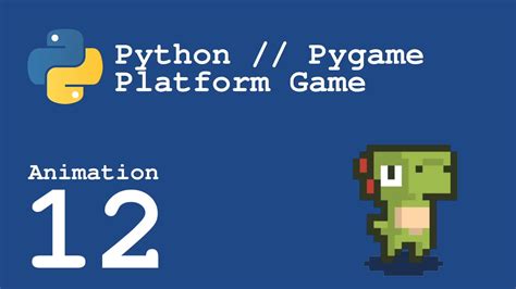 Python And Pygame Platform Game Part 12 Animation Youtube