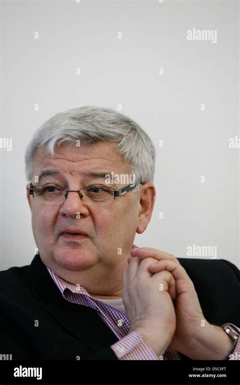 Berlin Germany Joschka Fischer The Green Party Former Minister Of