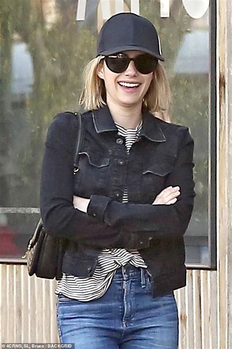 Emma Roberts Dons Denim While Sneaking In Some Last Minute Christmas