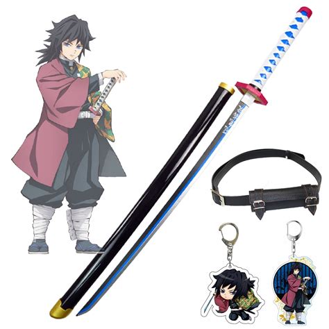 Buy Demon Slayer Blade Tomioka Giyuu COS Wooden Anime Lovers Cosplay