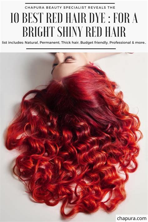 Top 7 Best Red Hair Dyes For A Bright Red Hair Color In 2022 Chapura