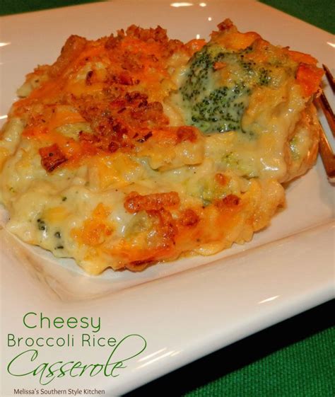 Pour into a one quart size baking dish. Cheesy Broccoli Rice Casserole - melissassouthernstylekitchen.com