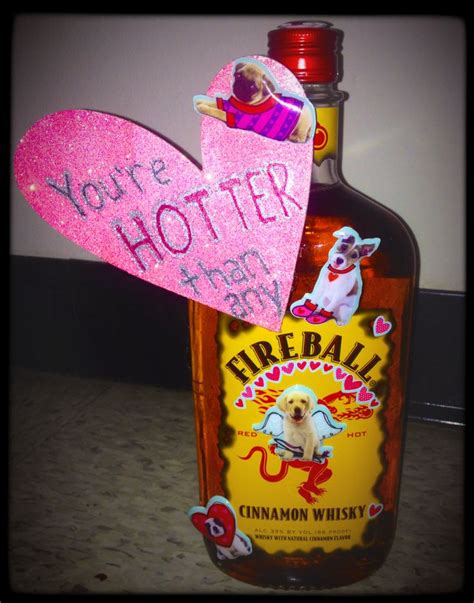 Your love is the best gift i could ever receive on this valentine's day. Fireball whiskey boyfriend Valentine's Day gift for him ...