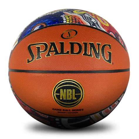 Spalding Nbl Indigenous Replica Game Basketball Series Size 6 5092
