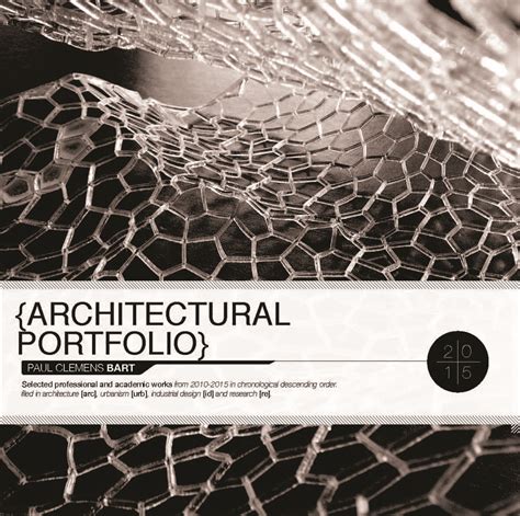 Architecture Portfolio Cover Page Examples