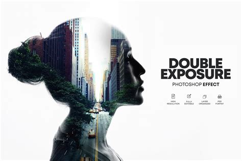 Double Exposure Photoshop Effect Creative Market