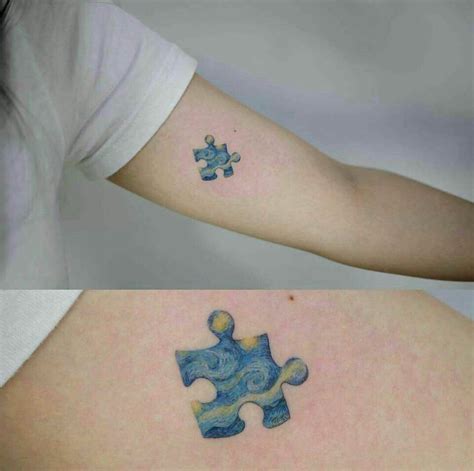 Top 103 best autism tattoos 2021 inspiration guide. Love♡♡♡ | Puzzle tattoos, Puzzle piece tattoo, Autism tattoos