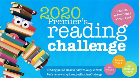 The challenge encourages children and students from birth to year 10 to read a set number of books over the year and record their efforts online. 2020 Premier's Reading Challenge registrations now open ...