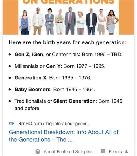 Ck Here Are The Birth Years For Each Generation Gen Z