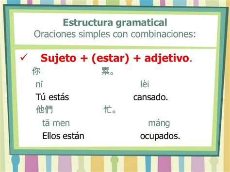 Estructura Gramatical Para Oraciones Afirmativas En Ingles 2020 Idea 178