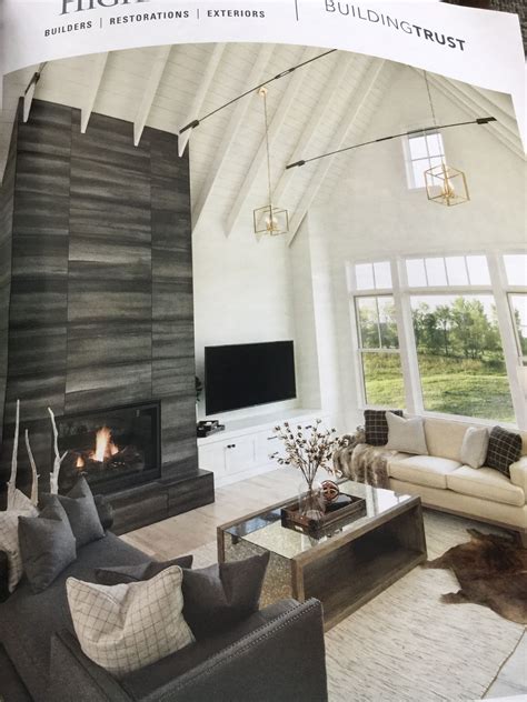 The most common vaulted ceiling material is metal. Pin by Vanessa Smith on Maxwell Smith House | Fireplace ...