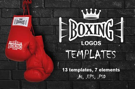 Download all mma boxing logos png image for free. Set of vintage boxing emblems ~ Logo Templates ~ Creative ...