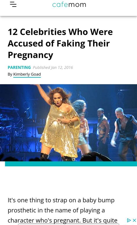 Since The Media Is Capable Of Reporting On Rumored Fake Pregnancies