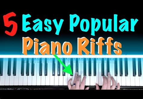 5 Easy Piano Riffs For Beginners Bitesize Piano