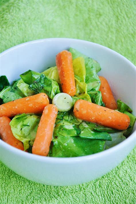 Baby Carrot Salad With Maple Mustard Dressing Gourmandelle