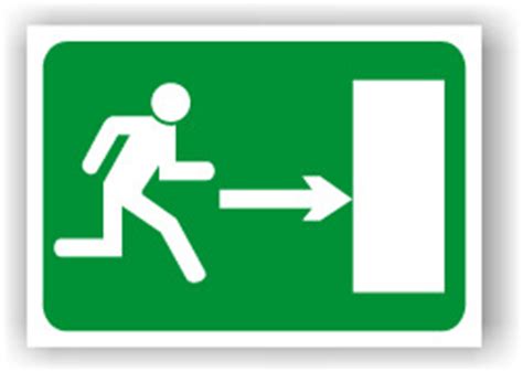 Salida de emergencia con flecha. Señal - Cartel - Rotulo Salida de Emergencia SEE0025 ...