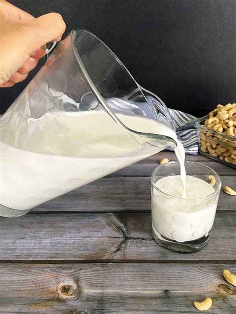 Homemade Cashew Milk This Healthy Kitchen