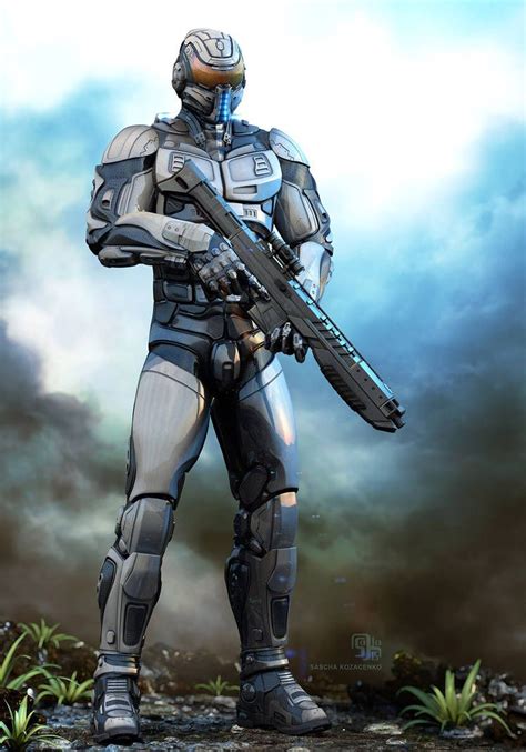 Sci Fi Armor Power Armor Suit Of Armor Body Armor Space Opera