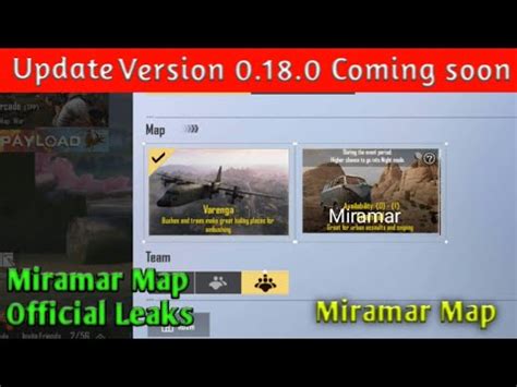 Official updates follow us on our community pages for the latest. PUBG MOBILE LITE New update 0.18.0 Miramar Map & UZI ...