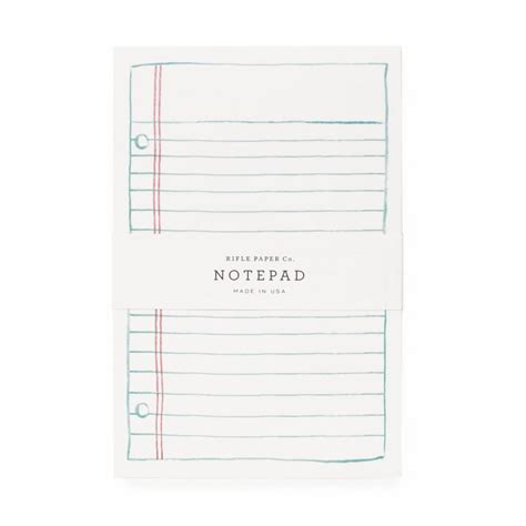 Lined Paper Notepad By Old With New