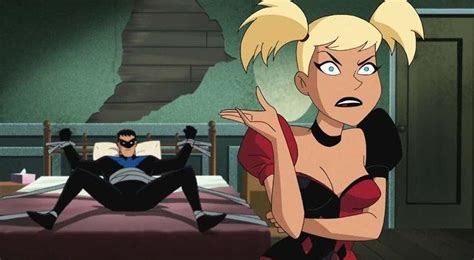 did harley quinn and nightwing just have sex in the new batman movie