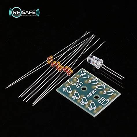 Led cell phone radiations detector for diy science project & experimentsno batteries. DIY RF METER: LED IS 100% POWERED BY RF RADIATION USING ...