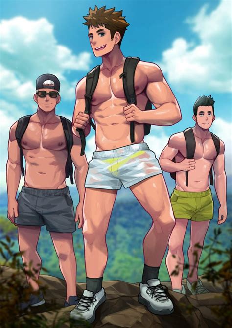 CG Art Maorenc 毛毛人 Patreon March Hiking Group Read Bara Manga Online