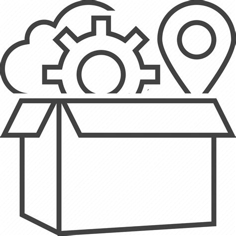 Box Package Service Bundle Delivery Product Shipment Icon