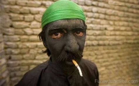 Funny Human Pictures Funny Man Smoking A Cigarette