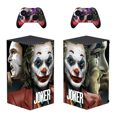 The Joker Vinyl Skin Sticker Full Set For Xbox Series X Console And 2