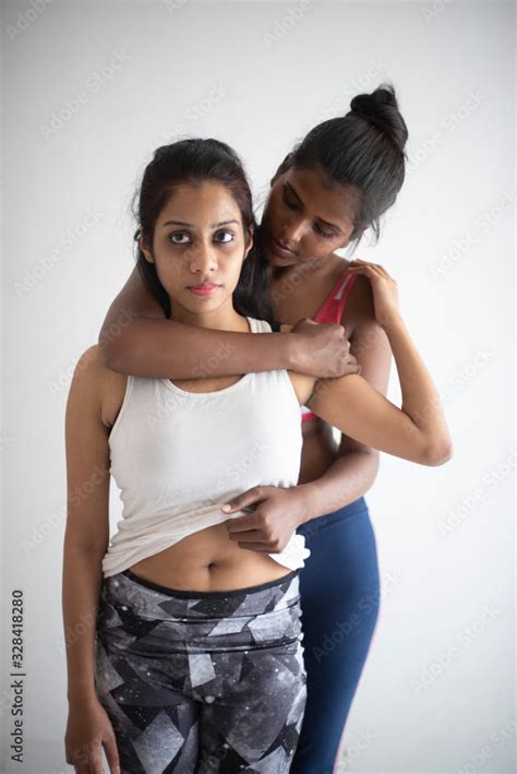 A Beautiful And Babe Indian Bengali Lesbian Couple In Sports Inner Underwear Are Interacting In