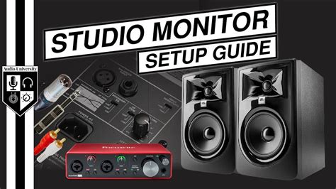 How To Connect Studio Monitors Placement Cables And Settings W