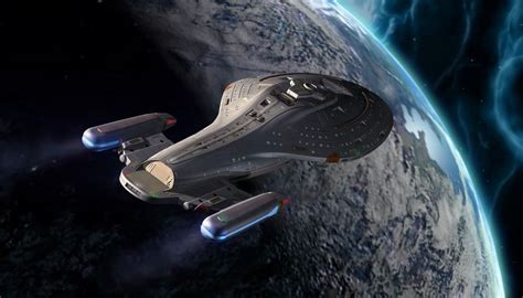 Full Look At Star Treks New Uss Voyager J With Detached Nacelles