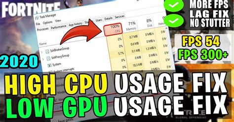 How To Fix High CPU Usage Low GPU Usage And Increase FPS While Playing