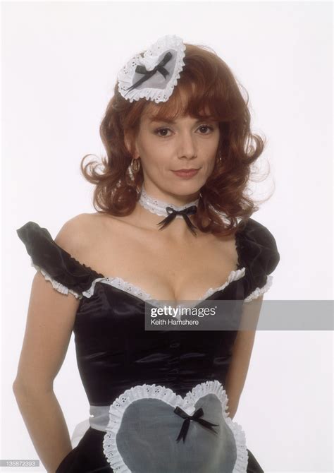 English Actress Joanne Whalley Wearing A Saucy Maids Outfit As Lori Joanne Whalley