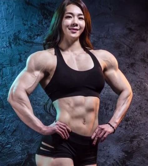 Yeon Woo Jhi Muscle Women Ripped Girls Ideal Body Weight