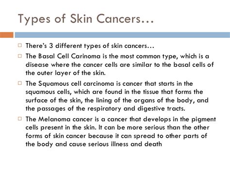 Skin cancer — the abnormal growth of skin cells — most often develops on skin exposed to the sun. What causes skin cancer