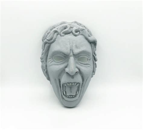 3d Printed Weeping Angel Mask Inspired By Doctor Who Etsy