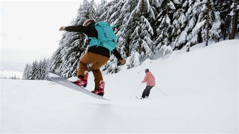 Skiing And Snowboarding On Grouse Mountain In Vancouvers North Shore