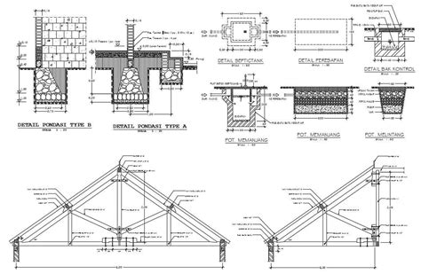 Roof Section And Site Plan Design Autocad Drawing Cadbull My Xxx Hot Girl