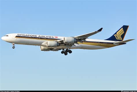 9v Sga Singapore Airlines Airbus A340 541 Photo By Gaëtan De Meyer Id