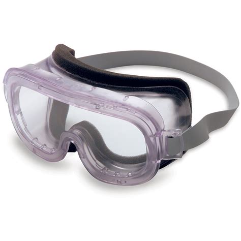 uvex by honeywell classic face foam hood indirect vent goggles clear clear
