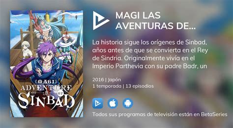 ¿dónde Ver Magi Las Aventuras De Sinbad Tv Series Streaming Online