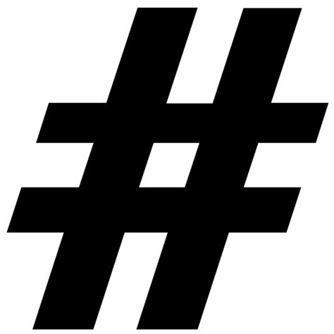 Hashtag Logos