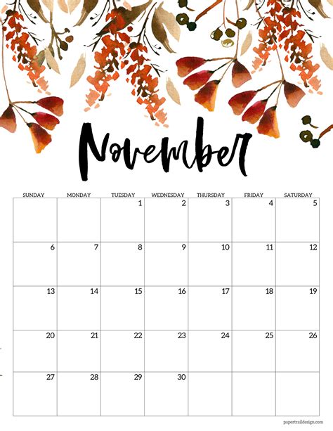 November 2022 Printable Calendar Printable Word Searches