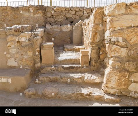 The Holy Of Holies Of The Temple In The Israelite Fortress At Tel Arad
